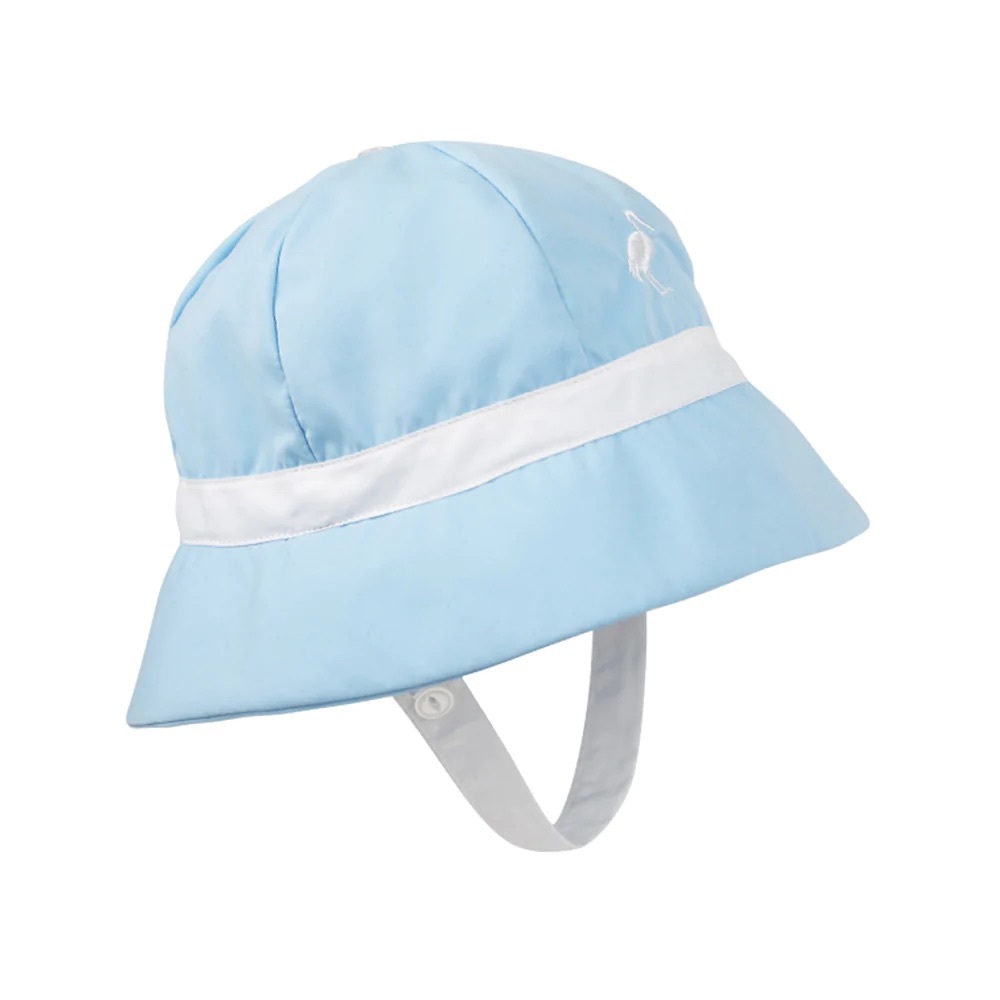 NWOT The Beaufort Bonnet Co Henry's Boating Bucket Beale St Blue Worth Ave White
